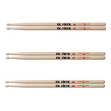 Kit 3 Pares Baquetas