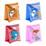 Kit 3 Pares Boia Braço Infantil Inflável 30kgs Piscina Praia