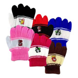 Kit 3 Pares De Luvas Infantil Frio Inverno Confortavel