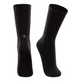 Kit 3 Pares De Meia Lupo Cano Extra Longo Academia Algodão