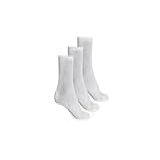 Kit 3 Pares De Meia Masculino Cano Médio Branco P