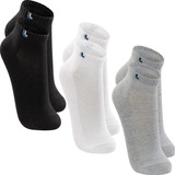 Kit 3 Pares De Meias Lupo Sport Cano Curto Algodão 33 A 44
