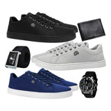 Kit 3 Pares De Sapato Casual Masculino Super Promoção Full