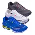 Kit 3 Pares De Tênis Academia Masculino Wave Creation 20 Pro