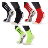Kit 3 Pares Meia Antiderrapante Futebol Esportiva Tipo Socer