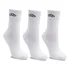 Kit 3 Pares Meia Feminina Algodao Olympikus Cano Medio Novo