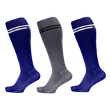 Kit 3 Pares Meia Rikam Alta Compressão Corrida Ciclismo Bike