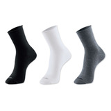 Kit 3 Pares Meia Sem Punho Casual Masculina Mash 222 23 F