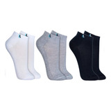Kit 3 Pares Meias Lupo Cano Curto Sport Algodão Atacado