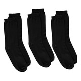 Kit 3 Pares Meias Masculina Cano Alto Algodão Longo Médio