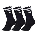 Kit 3 Pares Meias Puma Cano Alto Masculina Adulto Original