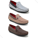 Kit 3 Pares Mocassim Tênis Dockside Sola Costurada Casual
