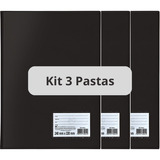 Kit 3 Pasta Catálago Organizadora Dac