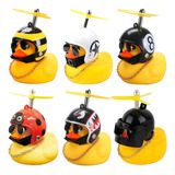 Kit 3 Pato Buzina Bike Sino Guidão Bicicleta Capacete Hélice Cor Amarelo Variados