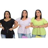 Kit 3 Pcs Blusa