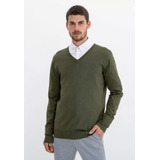 Kit 3 Pçs Blusas Atacado Masculino Decote V Malhas Algodão 