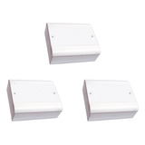 Kit 3 Pcs Caixa Passagem Pvc Perlex Externa 18x22x08 2908