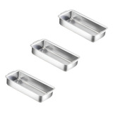 Kit 3 Pçs Forma Pão Caseiro Bolos Alumínio Resistente 28cm