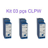 Kit 3 Pçs Relé Monitor Falta E Sequência Fase Clpw 220 480v