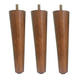 Kit 3 Pé Palito 20cm Com Parafuso 5 16 Imbúia Amendoa Puff Recamier Sofá Poltrona Mesa Banco Bucha Americana 20mm