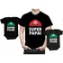 Kit 3 Peças Body Camiseta Super Pai Filho Mario Bros Games