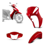 Kit 3 Peças Carenagem Frontal Honda Biz 125 2011 2012 2013