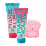 Kit 3 Peças Sabonete Make Up E Make Out Dermachem Esponja