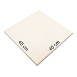 Kit 3 Pedras Refratária Pizza pães 45x45 P Forno E Churrasq