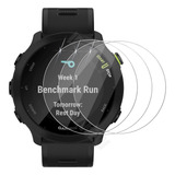 Kit 3 Películas Vidro P Garmin Forerunner 55 55s 45 45s