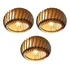 Kit 3 Pendentes Gérbera Iluminação Design Moderno Decoração