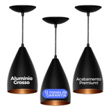 Kit 3 Pendentes Luminaria