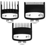 Kit 3 Pentes De Altura Especiais Disfarce Degrade Premium Preto