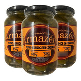 Kit 3 Pepino Agridoce Conserva Inteiro Crocante Suave 530g