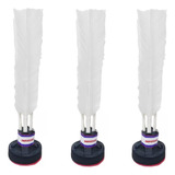Kit 3 Petecas Oficial Branca Profissional Refletiva Noturna