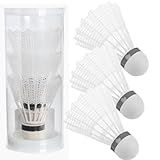 Kit 3 Petecas Para Badminton Padrão Branca