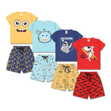 Kit 3 Pijama Infantil Menino Manga