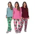 Kit 3 Pijamas Manga Longa De Algodão Sonho Outono/inverno