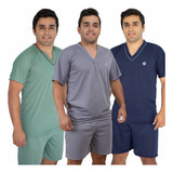 Kit 3 Pijamas Masculino