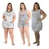 Kit 3 Pijamas Plus Size Verão Babydoll Feminino Curto Malha