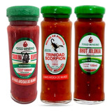 Kit 3 Pimentas Mais Ardidas Do Mundo Maceradas Fogo Mineiro