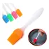 Kit 3 Pincéis Para Culinária  Cozinha  Churrascos  Molhos Cor Branco