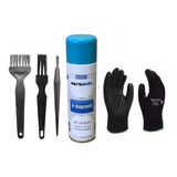 Kit 3 Pincel Antiestático P Limpeza Pc Ar Comprimido Luva