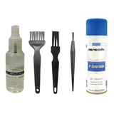 Kit 3 Pincel Antiestático P Limpeza Pc Placa Ar Comprimido