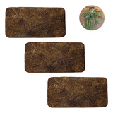 Kit 3 Placa Painel Fibra Coco Para Plantas Trepadeira Coquim