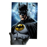 Kit 3 Placas Decorativas Tela Quadro 21x30cm Batman Dc