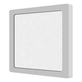 Kit 3 Plafon Led Painel Sobrepor 20x20 Luz Neutra 4000k 18w Cor Branco 110v 220v