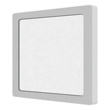 Kit 3 Plafon Led Painel Sobrepor 20x20 Luz Neutra 4000k 18w Cor Branco 110v 220v