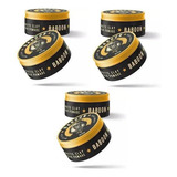 Kit 3 Pomadas Modeladoras Matte Clay Hair Pomade Baboon