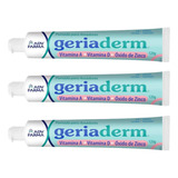 Kit 3 Pomadas Para Assadura Geriaderm 120g Uso Adulto