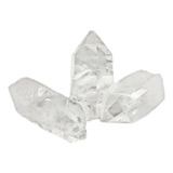 Kit 3 Ponta De Cristal Pedra Natural Semi Preciosa Harmonia